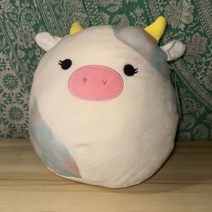 12” Candess the Cow Squishmallows Stuffed Plush NWT